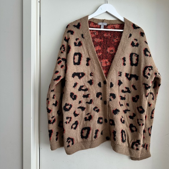 ASOS Chunky Cardigan in Leopard - Picture 7 of 10